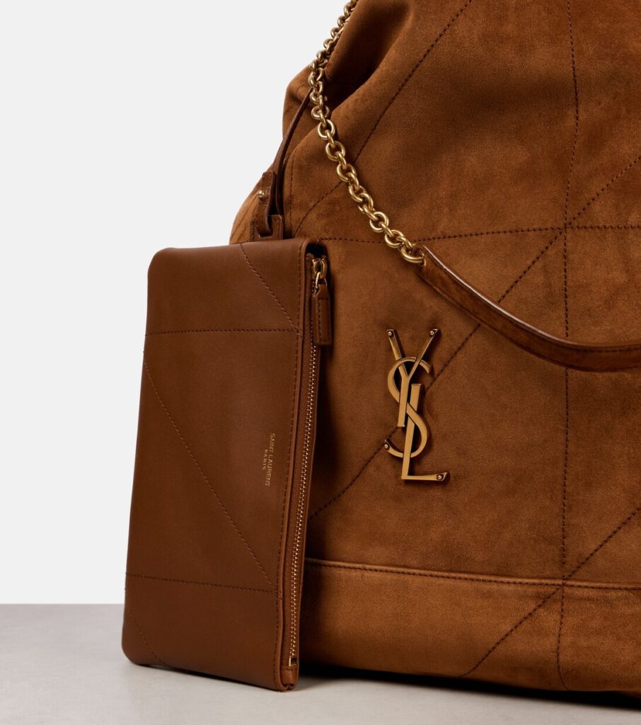 Jamie Cassandre Large Suede Shoulder Bag Full Size Image 3