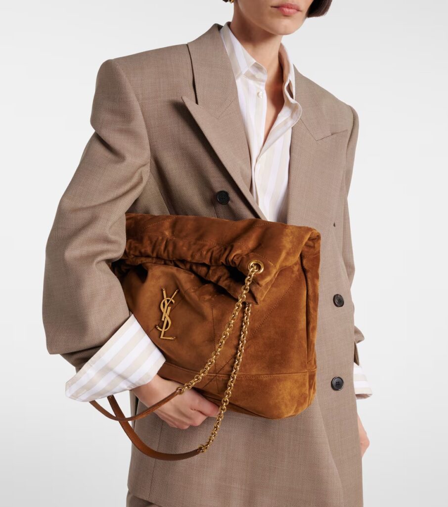 Jamie Cassandre Large Suede Shoulder Bag Full Size Image 4