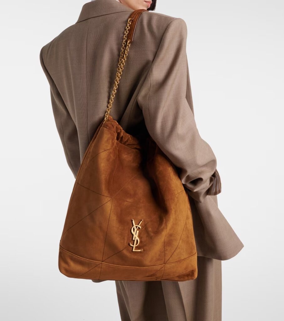 Jamie Cassandre Large Suede Shoulder Bag Full Size Image 7