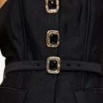 Belted Buckle-Detail Dress Thumbnail 4