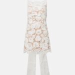 Bow-Detail Lace Minidress Thumbnail 2