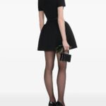 Double-Breasted Short-Sleeves Mini Dress Thumbnail 2