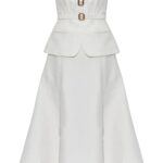 Pearl-Button Midi Dress Thumbnail 2