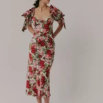 The Poet Printed Slip Dress Thumbnail 1
