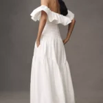 Maiori Off-The-Shoulder Ruched Maxi Dress Thumbnail 3