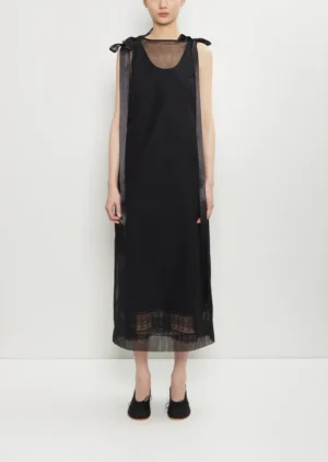 SIMONE ROCHA Sheer Tulle Satin Bows Dress