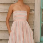 Jade Strapless Midi Dress Thumbnail 2