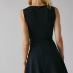 How Sweet Boatneck Drop Waist Knit Mini Dress Thumbnail 3