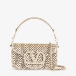 Locò Small Embellished Metallic Leather Shoulder Bag Thumbnail 1