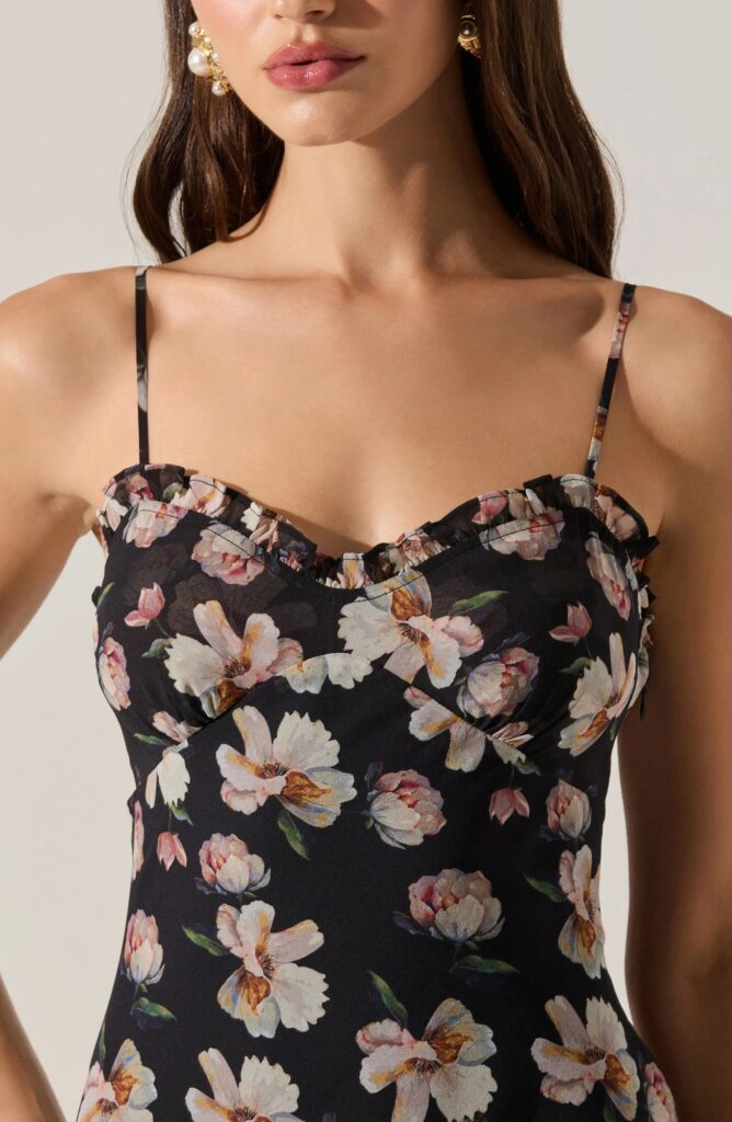 Maeryn Sweetheart Neck Dress Full Size Image 5