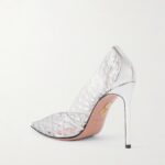 Lumiere 105 Metallic Crystal-Embellished Cutout PVC Pumps Thumbnail 3