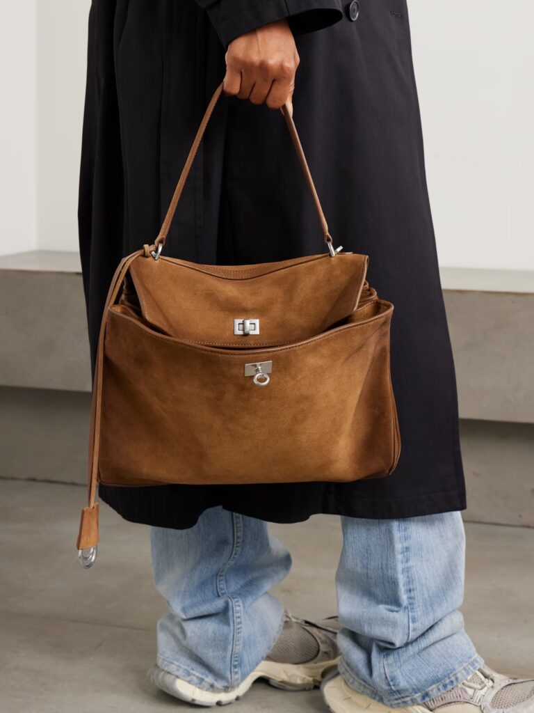 Rodeo Medium Suede Shoulder Bag Full Size Image 5