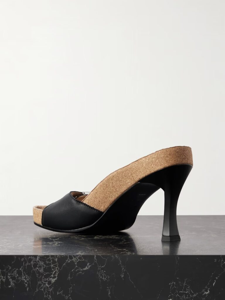 + Scholl Embellished Leather Mules Full Size Image 3