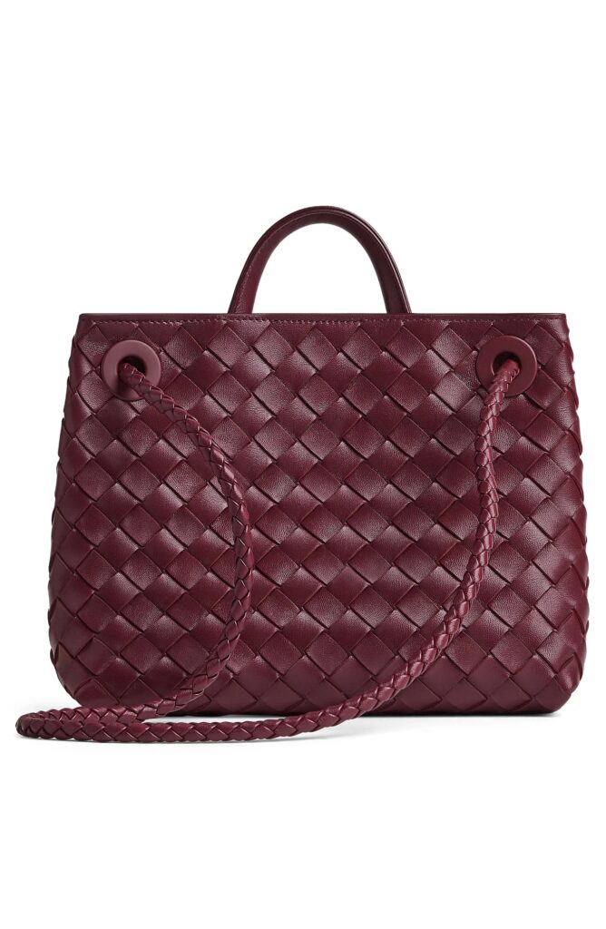 Small Andiamo Intrecciato Shoulder Bag Full Size Image 3
