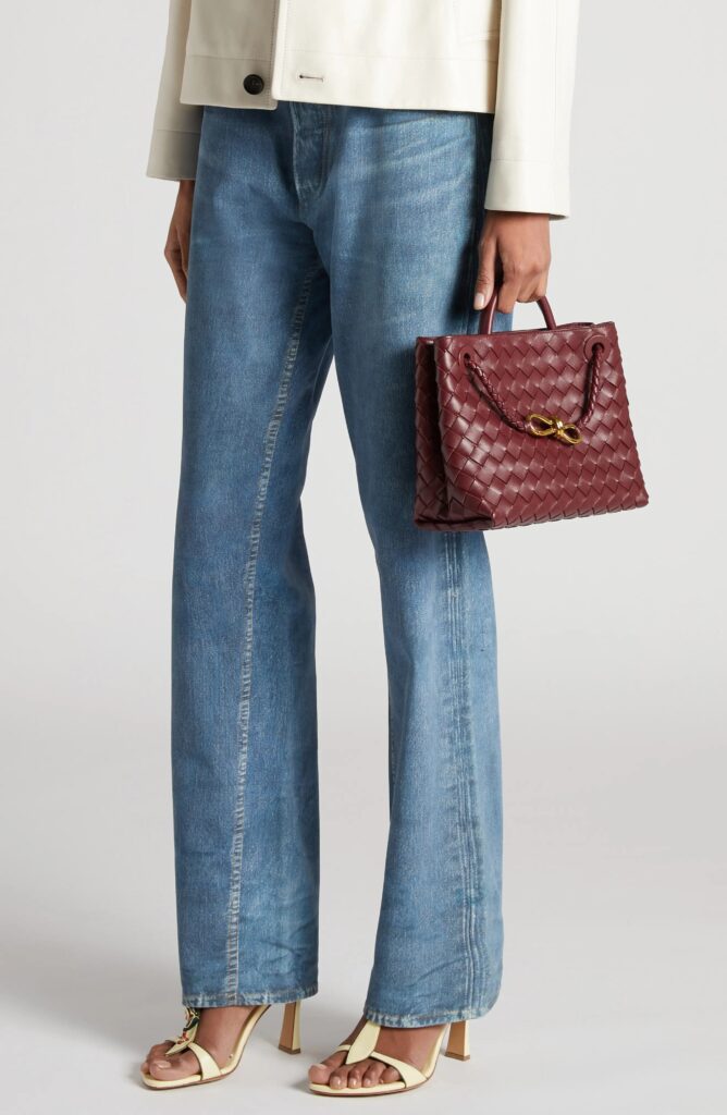 Small Andiamo Intrecciato Shoulder Bag Full Size Image 4
