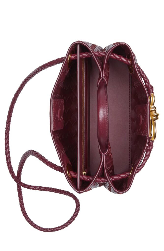 Small Andiamo Intrecciato Shoulder Bag Full Size Image 2