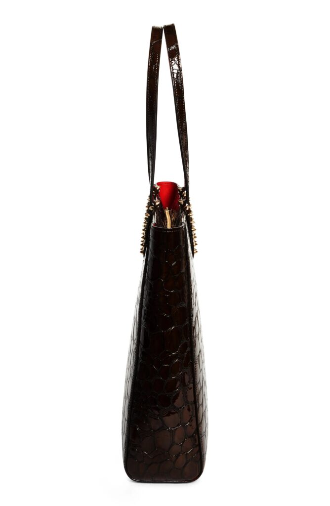 Leather North/South Tote Bag Full Size Image 3