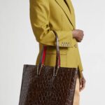 Leather North/South Tote Bag Thumbnail 5