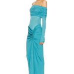 Sonora Veiled Ruched Dress Thumbnail 3