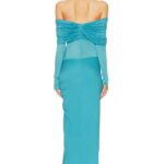 Sonora Veiled Ruched Dress Thumbnail 4