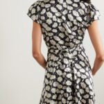 Dianne Floral-Print Silk-Satin Mini Dress Thumbnail 4