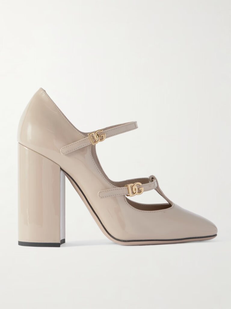 Patent-Leather Mary Jane Pumps Full Size Image 1