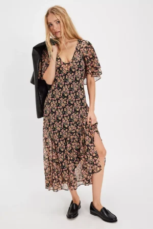FREE PEOPLE Elisandra Midi Dress