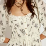 Morning Meadows Long-Sleeve Maxi Dress Thumbnail 4