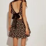 Petal Tapestry Mini Dress Thumbnail 4