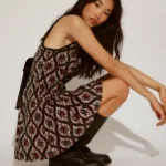 Petal Tapestry Mini Dress Thumbnail 3