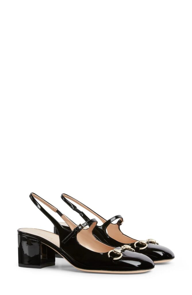 Horsebit Mary Jane Slingback Pump Full Size Image 2