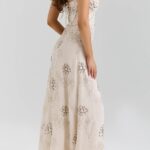 Seren Embellished Georgette Gown Thumbnail 5
