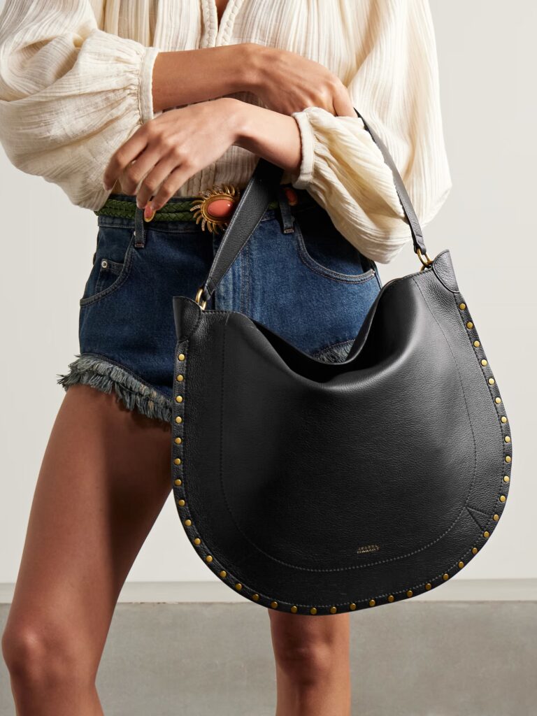 Oskan Studded Leather Tote Full Size Image 5