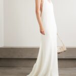 The Marcel Paneled Crepe Maxi Dress Thumbnail 1