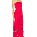 Zayna Applique Bustier Maxi Dress Thumbnail 2