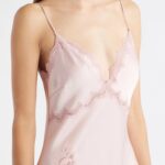 Sorone Lace Trim Satin Maxi Slipdress Thumbnail 2
