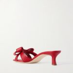 Cafredda 50 Bow-Embellished Leather Sandals Thumbnail 2
