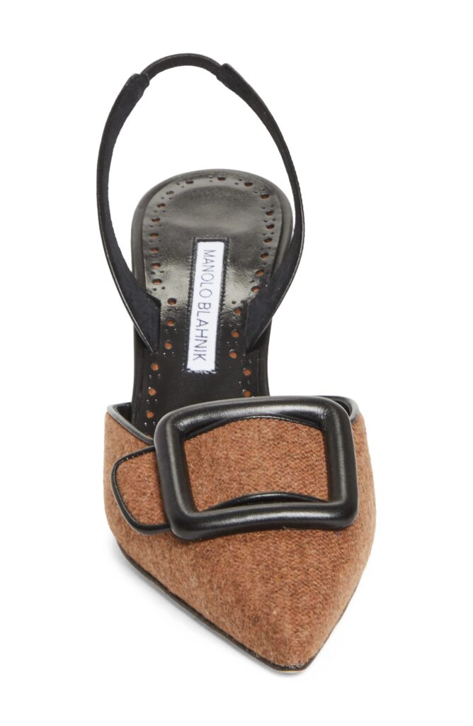 Mayslibi Buckle Slingback Pump Full Size Image 2