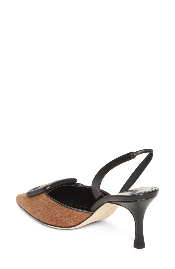 Mayslibi Buckle Slingback Pump Full Size Image 4