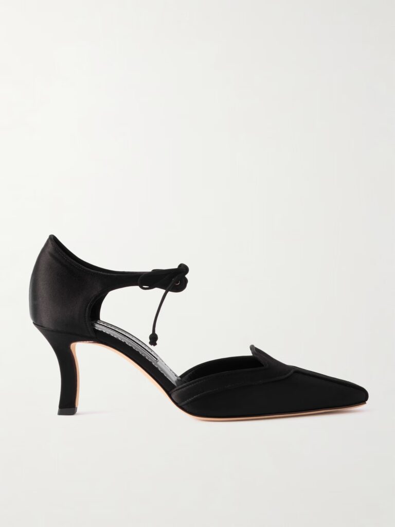 Orata 70 Satin Pumps Full Size Image 1