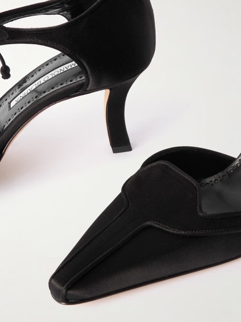 Orata 70 Satin Pumps Full Size Image 4