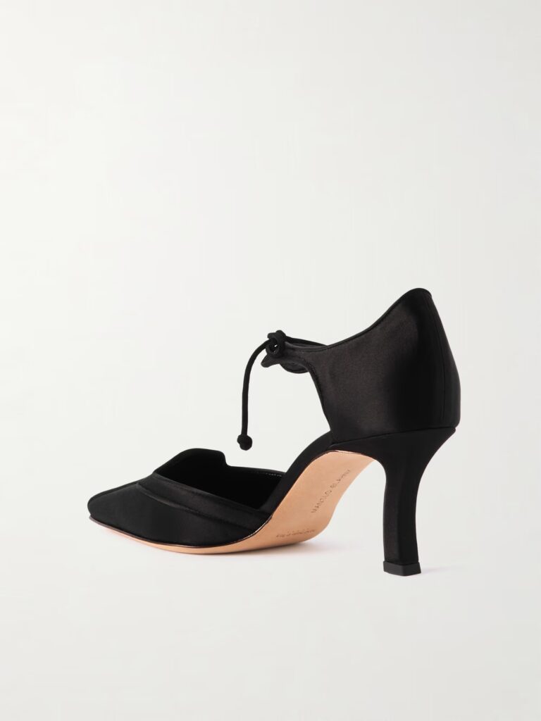 Orata 70 Satin Pumps Full Size Image 2