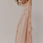 Floating Angel Chiffon Maxi Dress Thumbnail 1