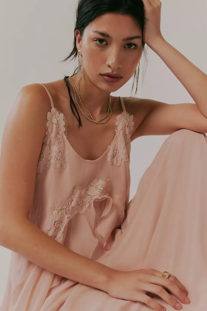 Floating Angel Chiffon Maxi Dress Full Size Image 2