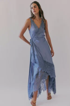 NIGEL PRESTON Wrap Soho Dress