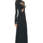 Flower Cut Out Long Dress Thumbnail 2