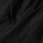 Noemi Ruched Linen Halterneck Mini Dress Thumbnail 3