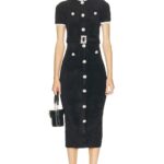 Chenille Knit Midi Dress Thumbnail 1