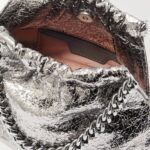 Falabella Mini Metallic Cracked Vegan Shoulder Bag Thumbnail 2