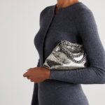 Falabella Mini Metallic Cracked Vegan Shoulder Bag Thumbnail 5
